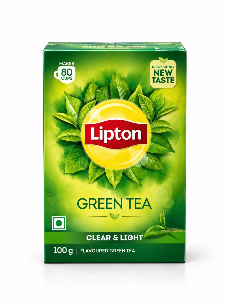 Lipton Green Tea – Clear & Light Flavoured Green Tea | 100g